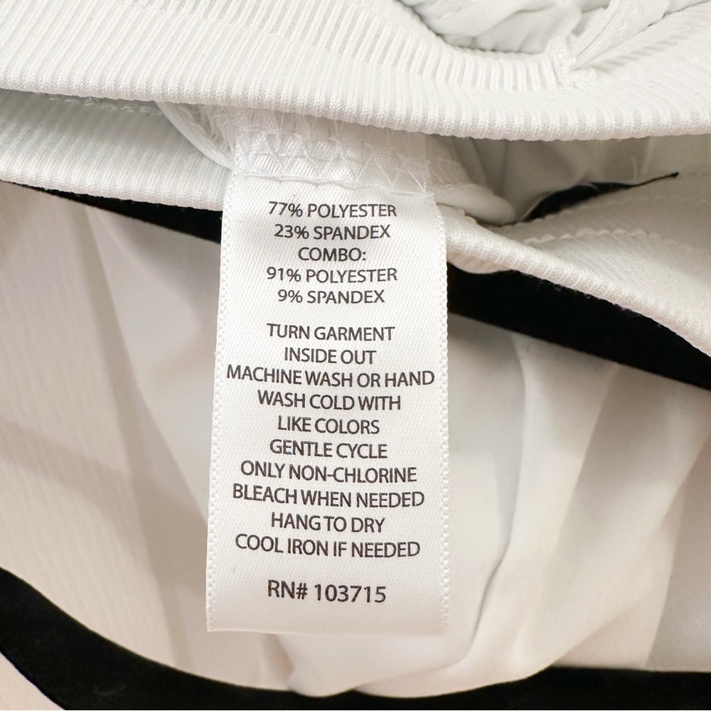 NWT Rachel Zoe Mid Rise Jogger Pants Stretchy Athleisure White sz XS - Picture 6 of 6